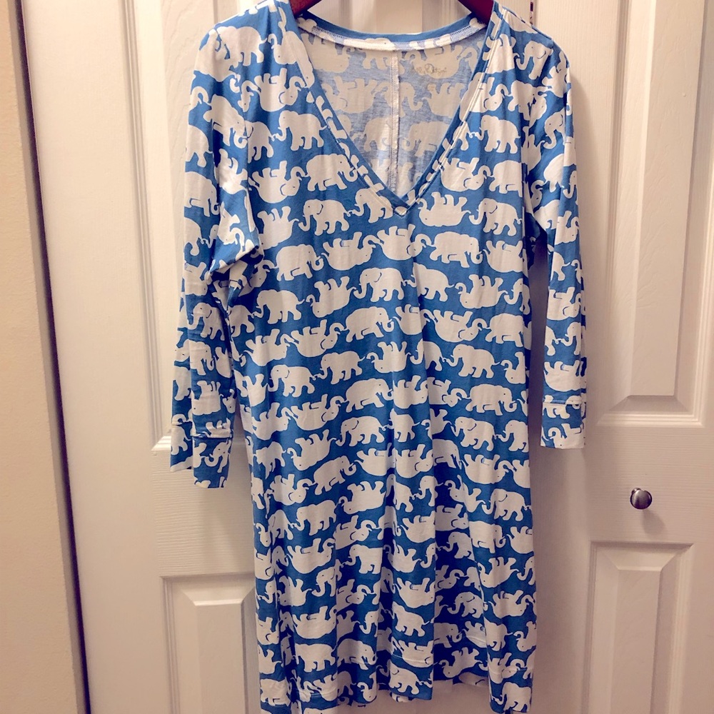 Lilly Pulitzer Large Elephant shift dress